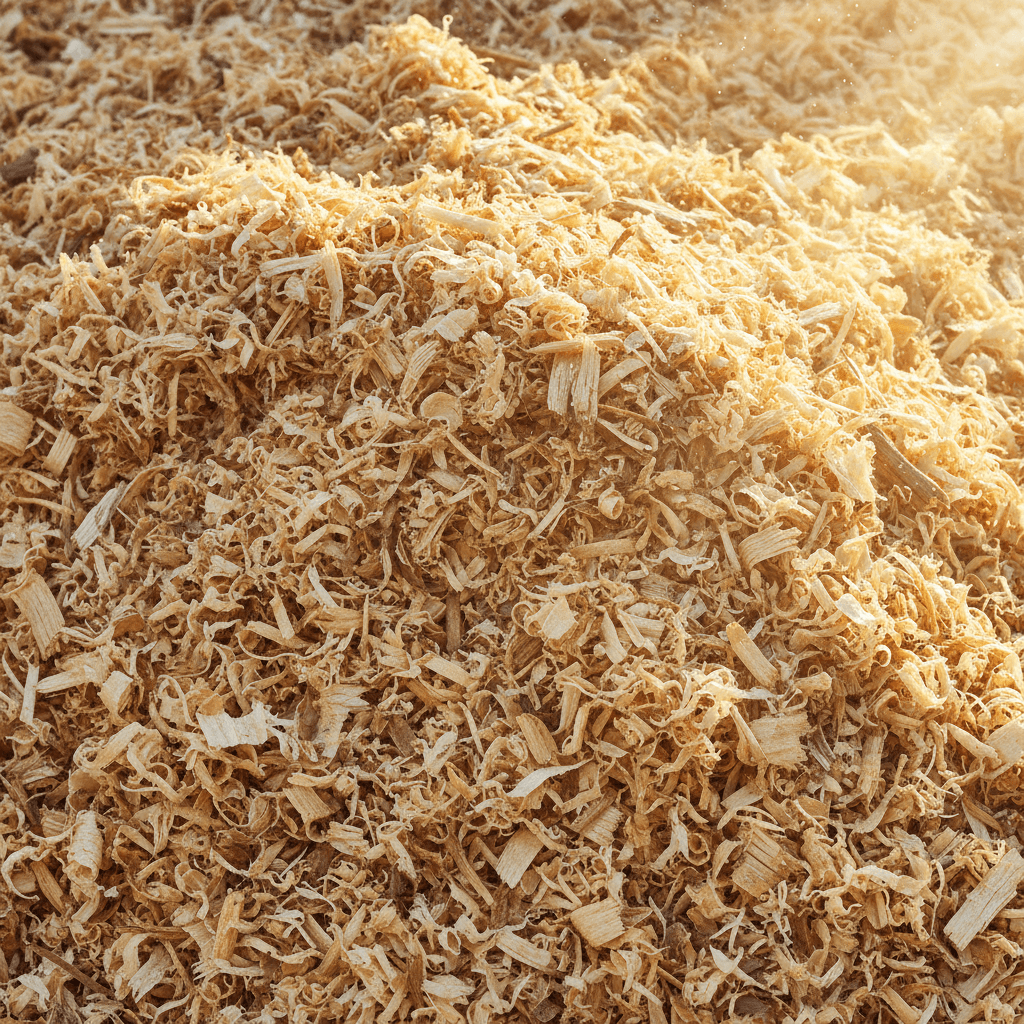 100% natural pine sawdust ingredients